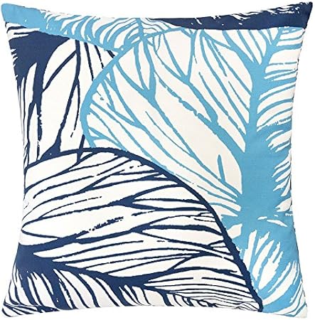 Amazon Com Homey Cozy Outdoor Accent Pillow Cover Tropical Leaf