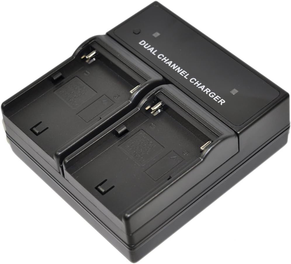 BTBAI NP-F550 Battery Charger AC Dual for NPF570 HVR-Z5e Z1e NP-F330 NP-F530 NP-F570 NP-F750 NP-F770 NP-F930 F930/B NP-F950 F950/B NP-F960 NP-F970 F970/B GV-A700 D200 D300 D800 D900 HD700 HD700E k1a - Image 4