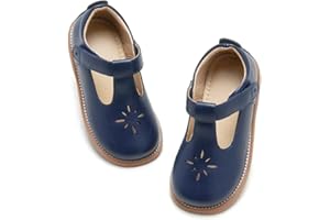 Flaryzone Toddler Little Girl Mary Jane School Uniform Oxfords Flat Dress Shoes