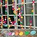 WOMHOPE Set of 2 Pcs - 13ft - Multi-colored Circle Dots Paper Garland Hanging String Decoration for Wedding Birthday Party Baby Shower Table Decoration Crafts(Colorful)