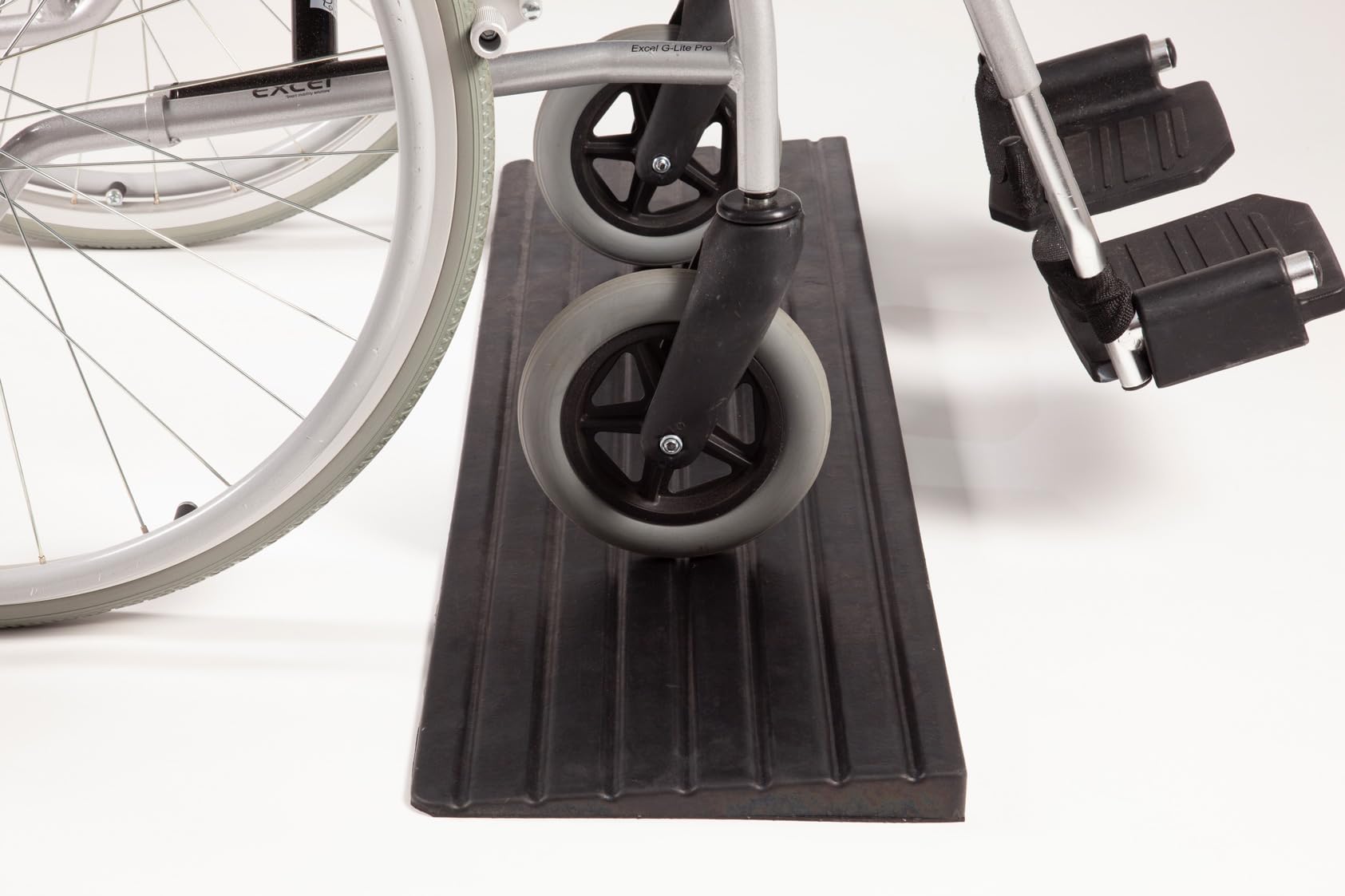 The Ramp People Rubber Threshold Ramp 4mm - 100mm (28mm/1.1") Scooter and Wheelchair Step Ramp, Kerb Ramp