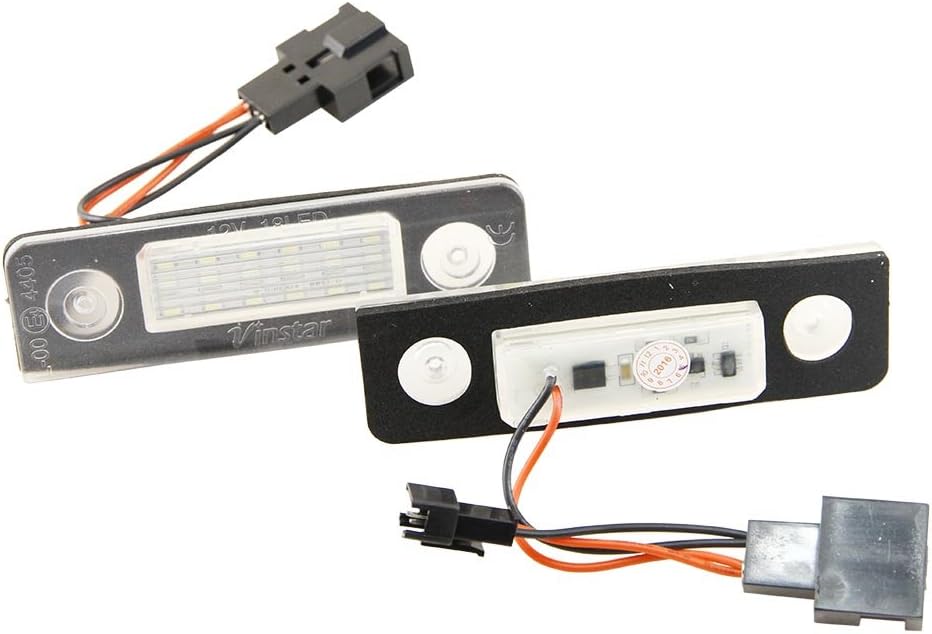 skoda octavia number plate bulb