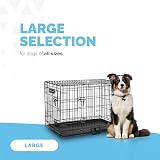 FurDreams 36" Folding Dog Crate Heavy-Duty Metal with Front & Side Doors view 6