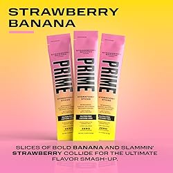PRIME HYDRATION+ Sticks Strawberry Banana