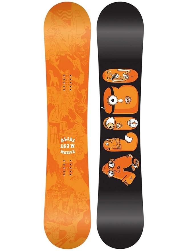 Freestyle Snowboard Men Alibi Snowboards Motive 158W 2018 Amazon.co.uk