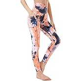 ccko High Waisted Leggings for Women with Pockets, Womens Yoga Pants Stretch Workout Leggings Tummy Control