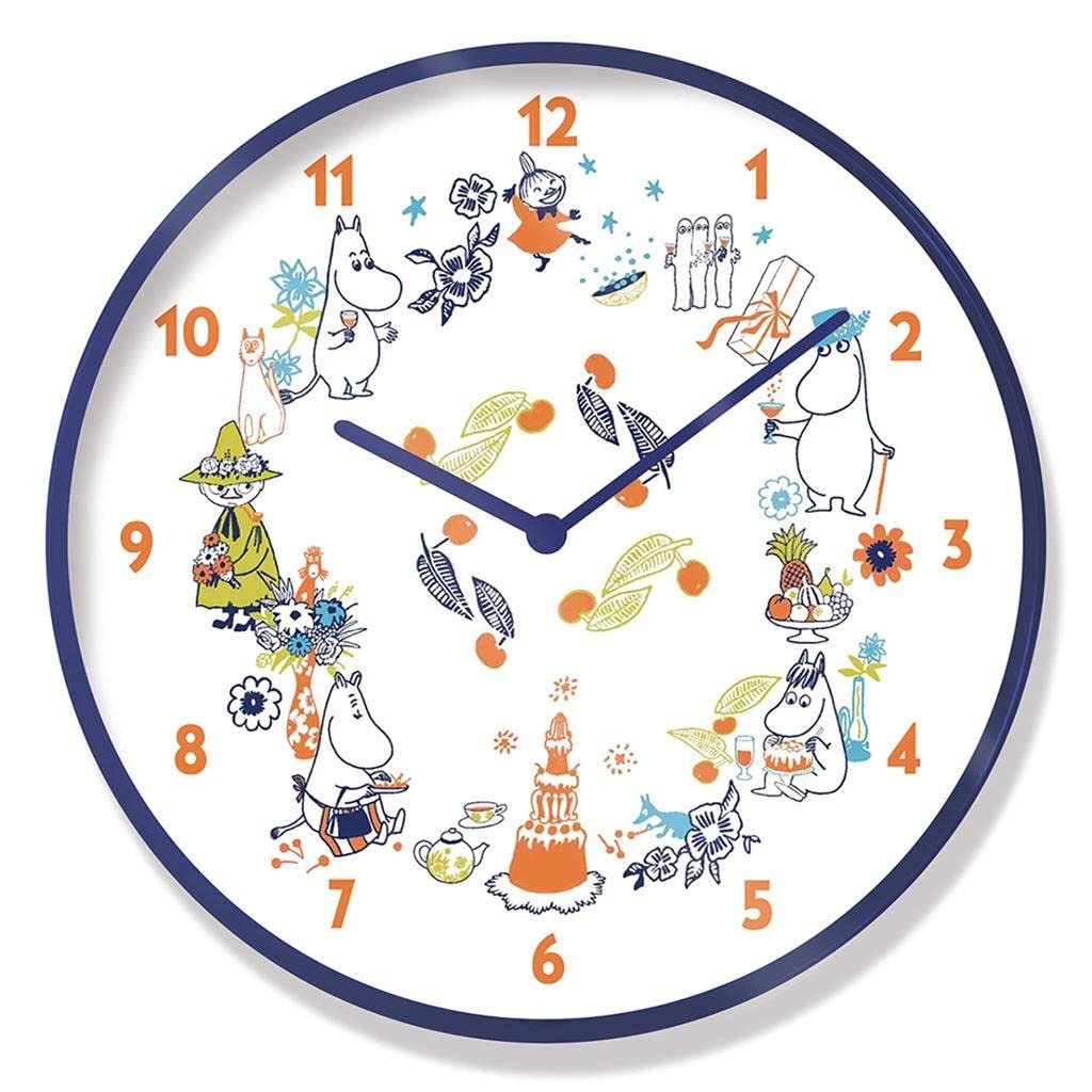 Moomin Wall Clock 25cm Diameter - Official Merchandise