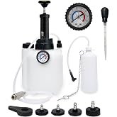 Langawaser Brake Bleeder Kit with 3L Pressure Pump | 1L Catch Bottle, Fluid Dropper, Upgraded Adapters (43.5/45/49.5/50.7mm), Master Cylinders, One-Person Use