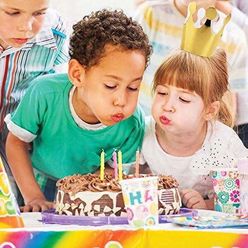 Yeefant 10Pcs Hats Cap Crown Prince Princess Birthday Party Gold Decorative Event Banquet Favors Signs Pure Bunting Hanging Set for Living Room Bedroom,10x4 Inch