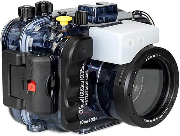 Amazon Tickas 海カエル防水カメラハウジングダイビングケース保護シェル水中60 M 195フィートソニーa6000 A6300 A6500と互換性 ハウジングケース 通販