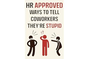 Stocking Stuffers for Men: HR Approved Ways to Tell Coworkers They're Stupid - Funny Christmas Gifts for Adults