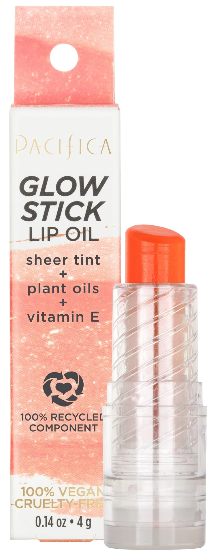 PACIFICA Glow Stick Lip Oil - Pale Sunset For Women 0.14 oz Lip Oil — image 1