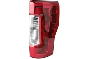 Right Side Tail Light Assembly Compatible With 2017-2019 Ford F250 F350 Super Duty without Blind Spot/LED Taillight Rear Brak