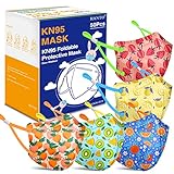 RANTO Kids KN95 Masks for Children, 50Pc 5-Layer