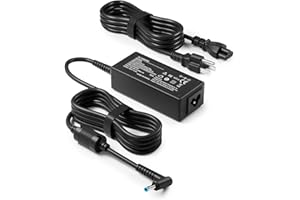 45W HP Laptop Charger for HP Pavilion X360 11 13 15 Series, Stream 11 13 14, Envy X360 13 15, Elitebook Folio, Spectre Ultrab