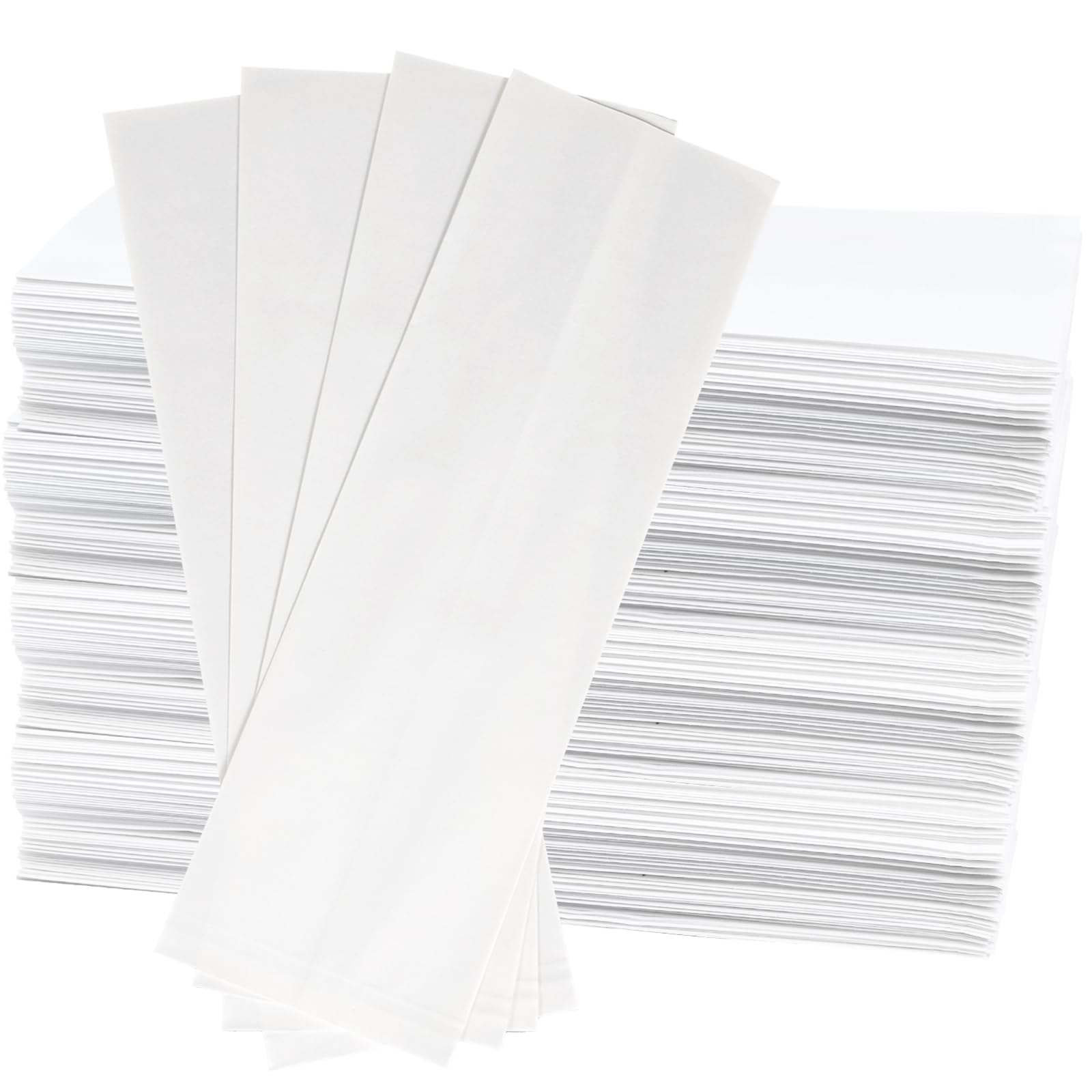 Photo 1 of 1200 Pcs Silverware Churro Bags, White Kraft Paper Silverware Sleeves for Kitchen Utensil Treats Bakery Cookies, 3.1 x 9.8 Inch