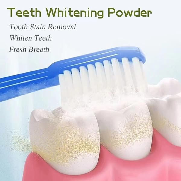 2PCS MIYANXI TOOTH CLEANING POWDER,NATURAL KAOLIN, TEETH WHITENING POWDER,EFFECTIVE REMOVER STAINS FROM COFFEE SMOKING.