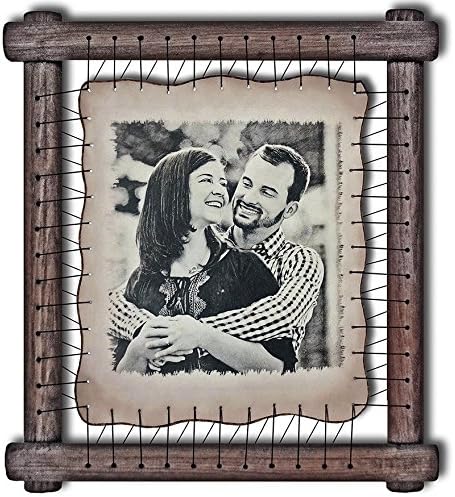 Prestige Portraits Friendship Gifts Wooden Creative Men Gifts Bridal Portraits Godparent Gifts Bedroom Wall Decor Memorial portrait - RARE Hand Drawn Pyrography Technique
