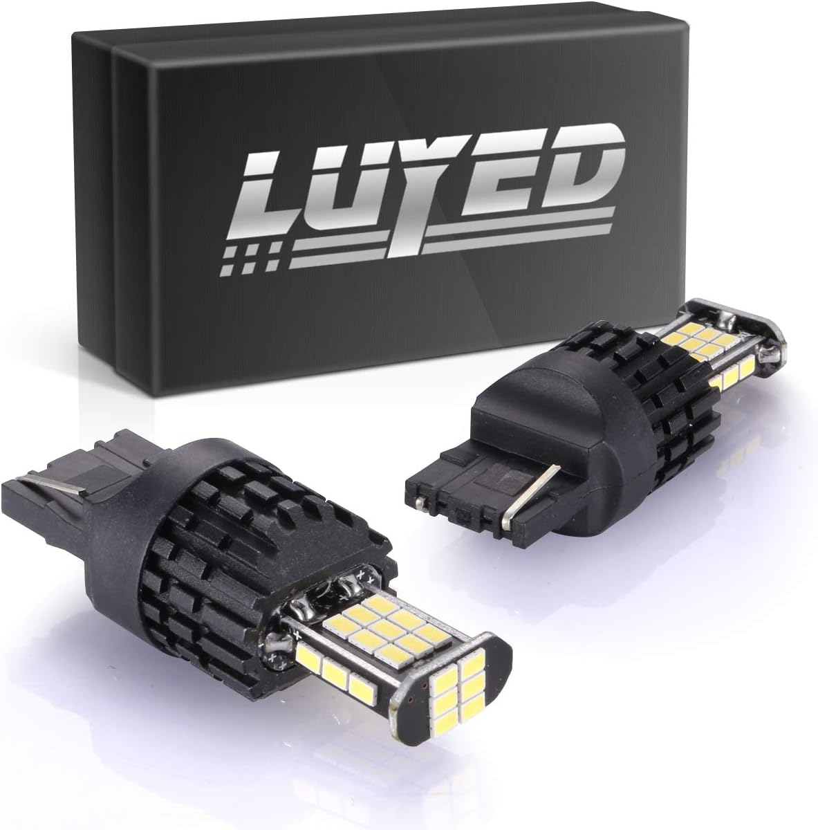 7440 Back Up Light Bulbs,LUYED 2 X 1600 Lumens Extremely Bright 7440 T20 3020 30-EX Chipsets LED Bulbs Used For Backup Reverse Lights, Xenon White