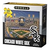Dowdle Folk Art Chicago Sox Puzzle (500 Piece), White