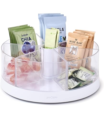 Amazon.com: YouCopia Crazy Susan Lazy Susan Organizer, 6 BPA-Free