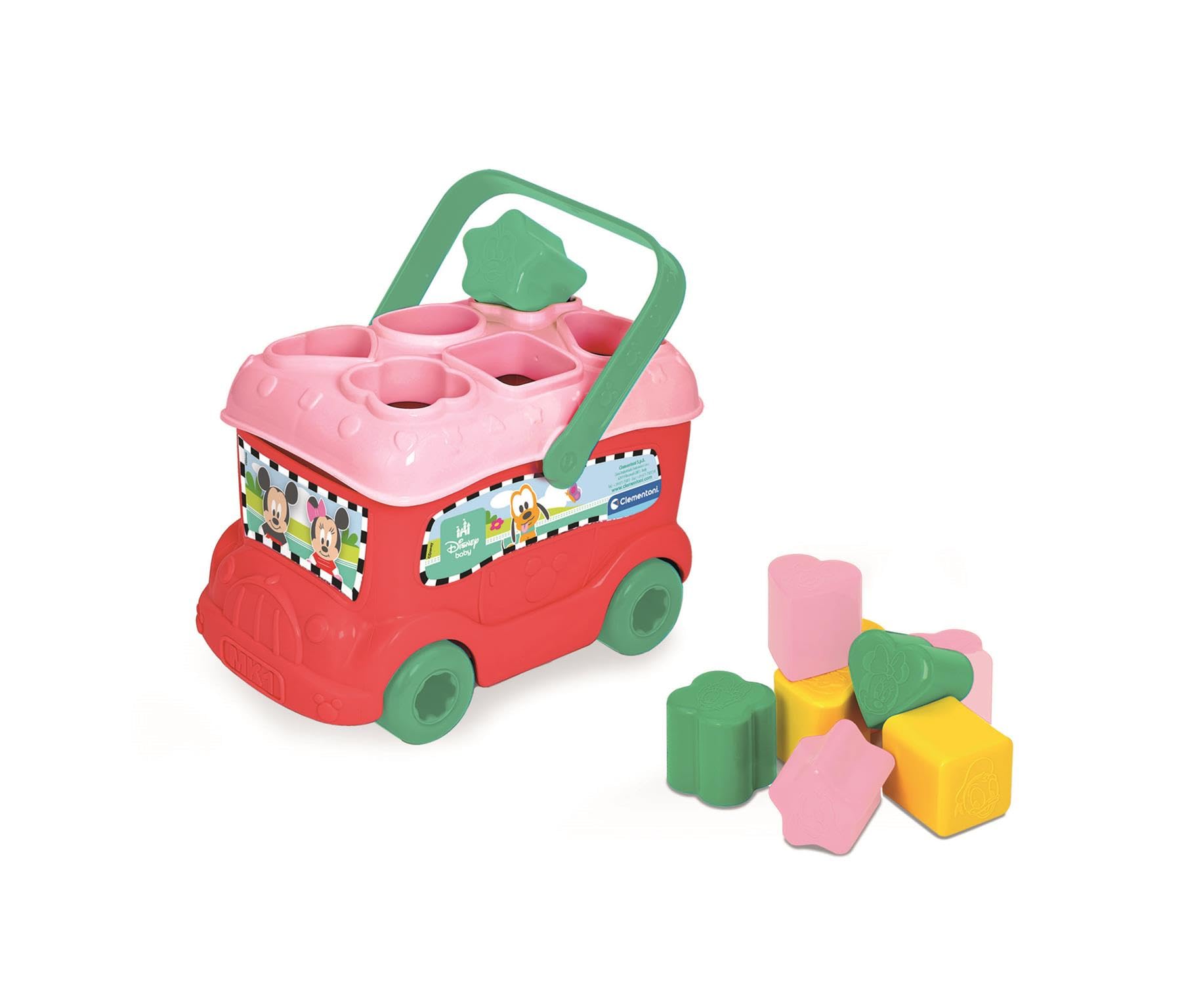 Clementoni Baby 14933 - Baby Minnie Shape Sorter Bus