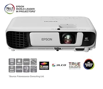 Epson EB-X41 Video - Proyector (3600 lúmenes ANSI, 3LCD, XGA ...