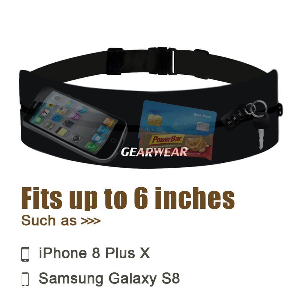GEARWEAR Running Phone Holder for Women and MenRunner Running Belt