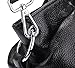 Heshe Womens Leather Handbags Ladies Purse Tote Bag Top Handle Bag Shoulder Bag Cross Body Bag (Black)