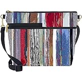 Danny K. Women's Tapestry Bag Shoulder Handbag, Large Zipper Purse Handmade in the USA