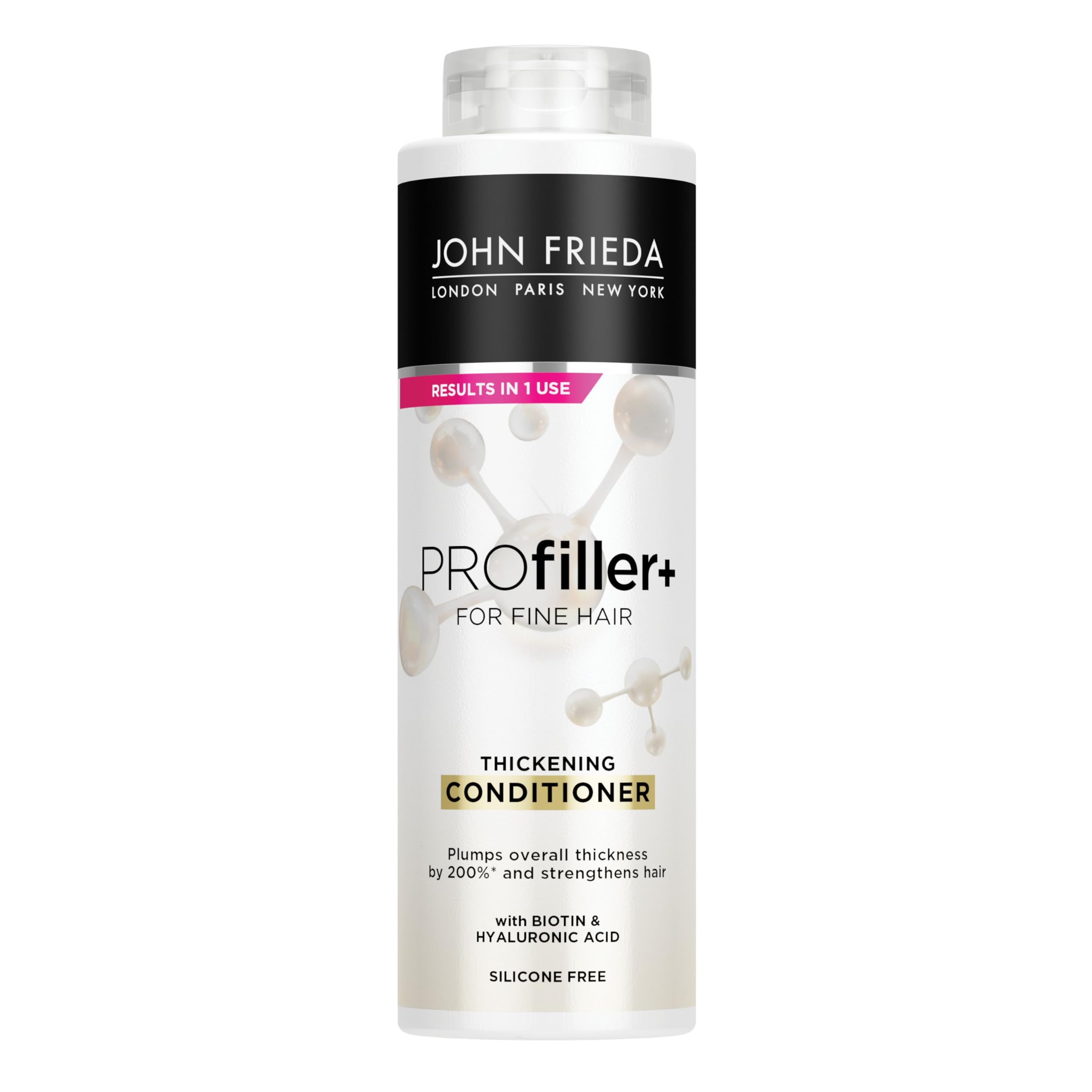 John Frieda PROfiller+ Thickening Conditioner for Thin, Fine Hair, 500ml