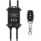 Wireless Forward and Reverse Motor Controller,DC 6V-36V 30A RF | Remote Control Switch for Linear Actuator, Winch,High Power Motor Wireless Control Board with Stall &amp; Overcurrent Protection