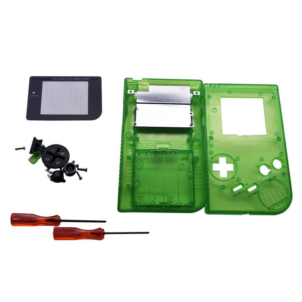 Henghx Replacement Full Housing Shell Cover Case Parts Set w/Lens&Screwdriver for Nintendo Gameboy GB Console