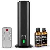 Waterless Oil Diffuser kit, Aluminum Alloy，2 x 100ml Hotel Essential Oils | 3.4 fl oz,Covers 1500 sq. ft, Quiet Operation,Cold Air Scent,Whole House，Large Room, office, hotel,SPA
