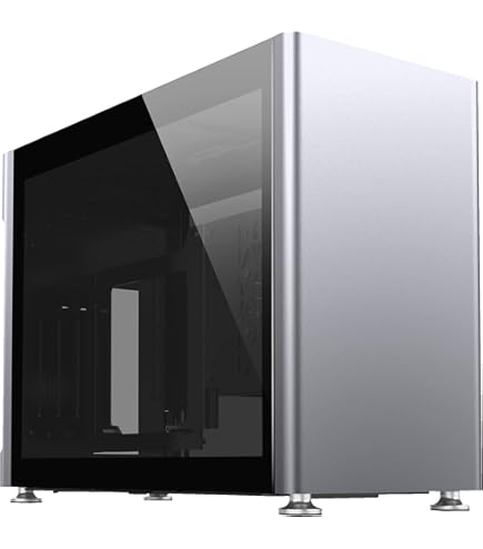 JONSPLUS i100 Pro Mini-ITX 　ガラスパネルモデル Amazon.com: Jonsplus i100 Pro Mini-ITX Gaming Case, Black