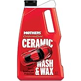 Mothers California Gold Ceramic Wash & Wax, 50 oz. – pH Neutral, Eco-Friendly, Super-Sudsy, Watermelon Scented, Boosts Beading, Enhances Gloss & Leaves a Streak-Free Shine, Foam Cannon Ready (05650)
