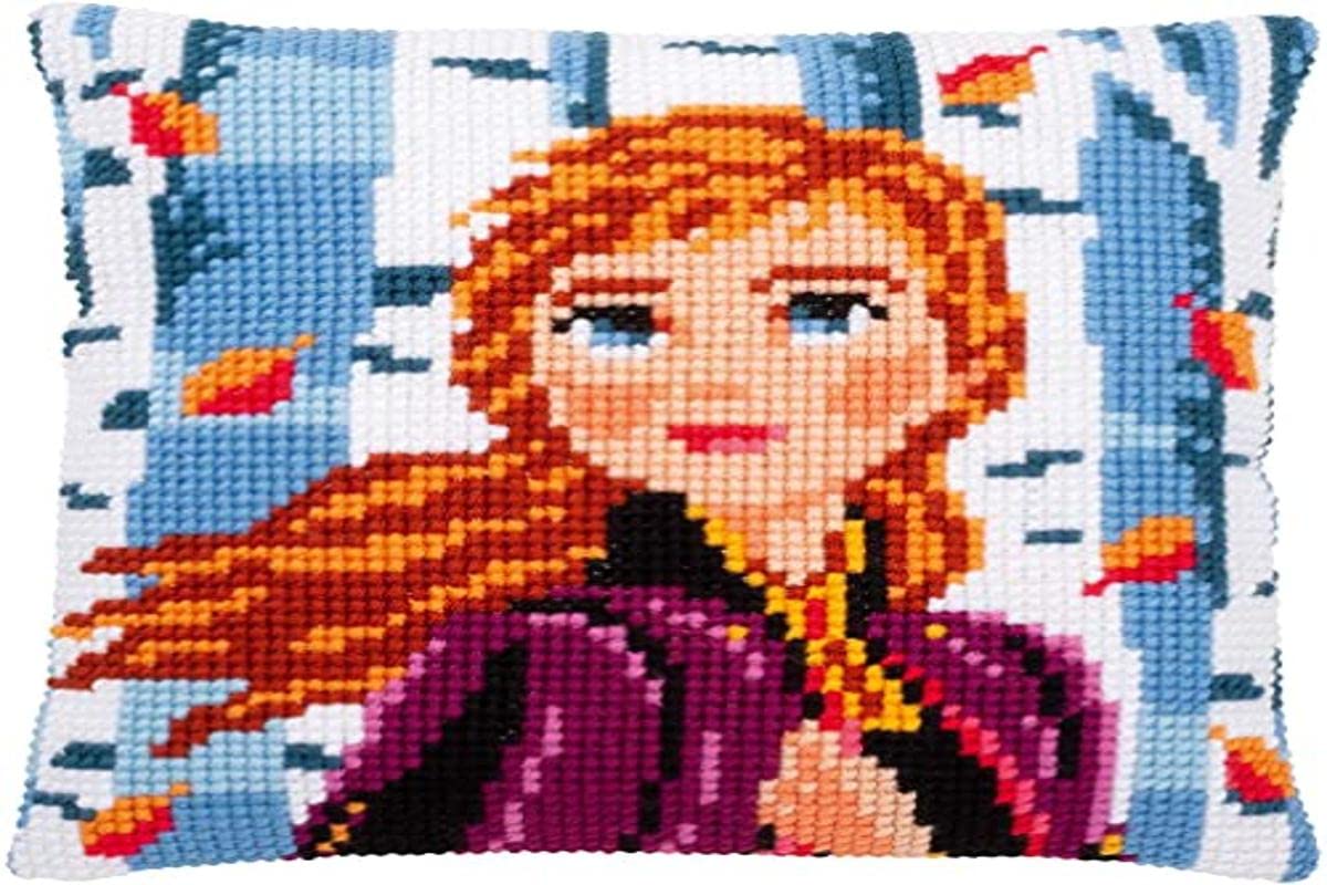 Vervaco Cross Stitch Kit: Cushion: Disney, Assorted, 40 x 40cm,PN-0182762