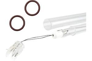 LSE Lighting® Combo Kit – NLR1845 UV Bulb & Quartz Sleeve | Compatible with Wedeco Aquada 2, Aquada 4, DLR2, DLR4 | High-Perf