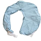 My Brest Friend Original Nursing Pillow Cover - Slipcovers For Baby - Vinyl, Adjustable Fit, Easy Care, Durable - Original Nursing Pillow Not Included, Blue