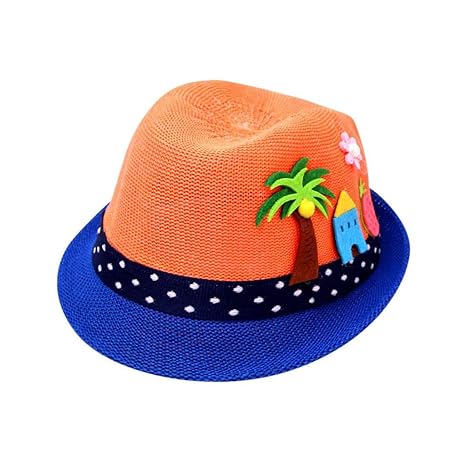 orange kids hat