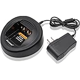 Aimtobest WPLN4226 WPLN4232 NNTN8117 Charger Compatible for Motorola R7 XPR3300e XPR3500e XPR6550 XPR7550 XPR7580 XPR6580 APX4000 DP3400 DP3600 XiRP8208 XiRP8260 Radio PMNN4409 PMNN4077 Battery