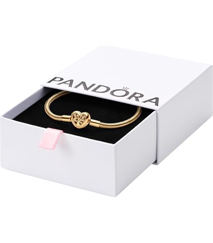 Amazon.com: PANDORA Sparkling Infinity Heart Clasp Snake Chain