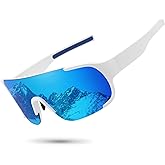 Ofwin Polarized Cycling Sports Sunglasses for Men Women UV Protection Fishing Bike Running Wrap Around Sun Glasses