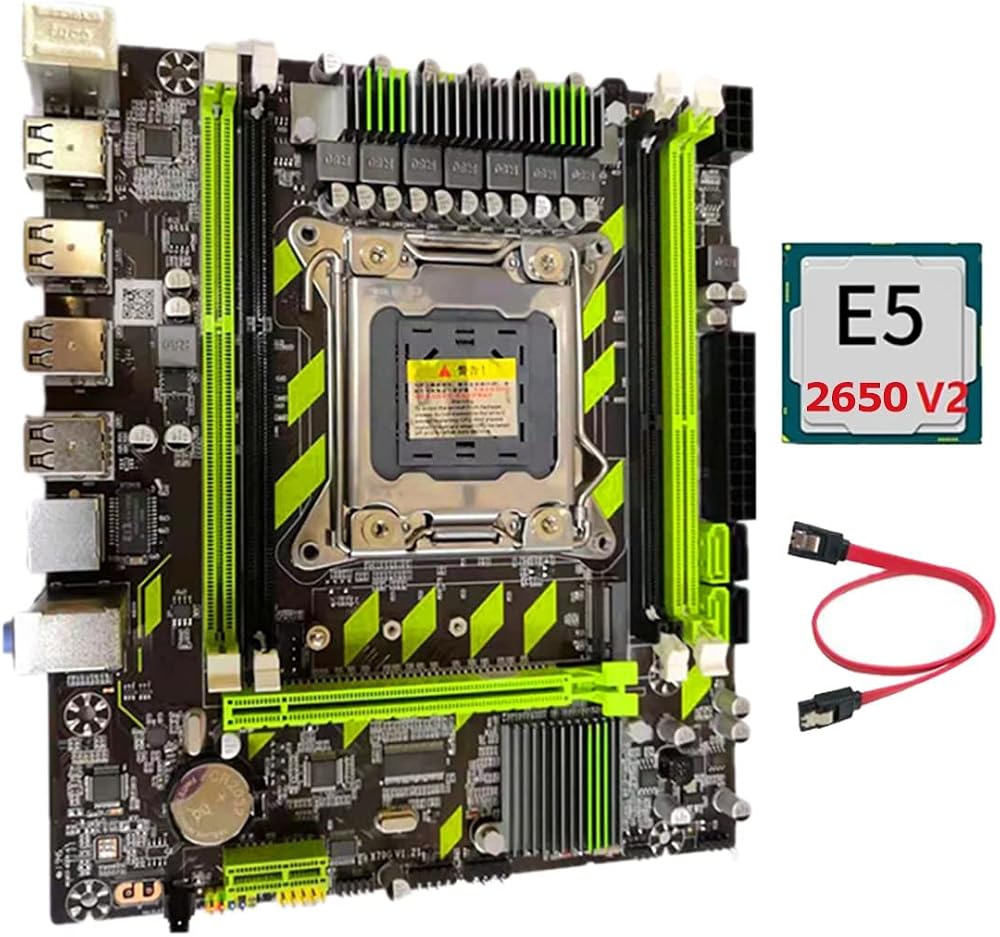 Tsadeer X79G Motherboard LGA2011 E5 2650 V2 CPU DDR3 M.2 8 USB SATA3.0 Gaming