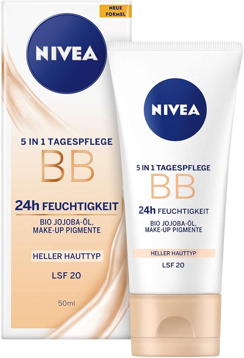 NIVEA BB 5-in-1 Day Cream SPF 20 50 ml Light Skin Jojoba Oil