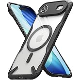 Ringke Fusion-X for iPhone Air Case [Compatible with MagSafe] Augmented Bumper Heavy Duty Shockproof Protective Cover - Magnetic Black