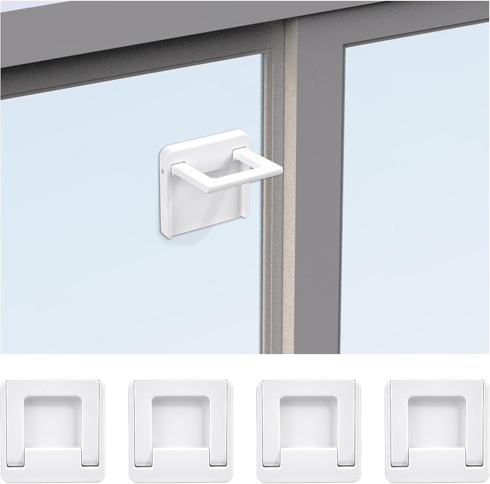 Vicloon 4 Pcs Sliding Door Locks Baby Child Safe Pet Proof