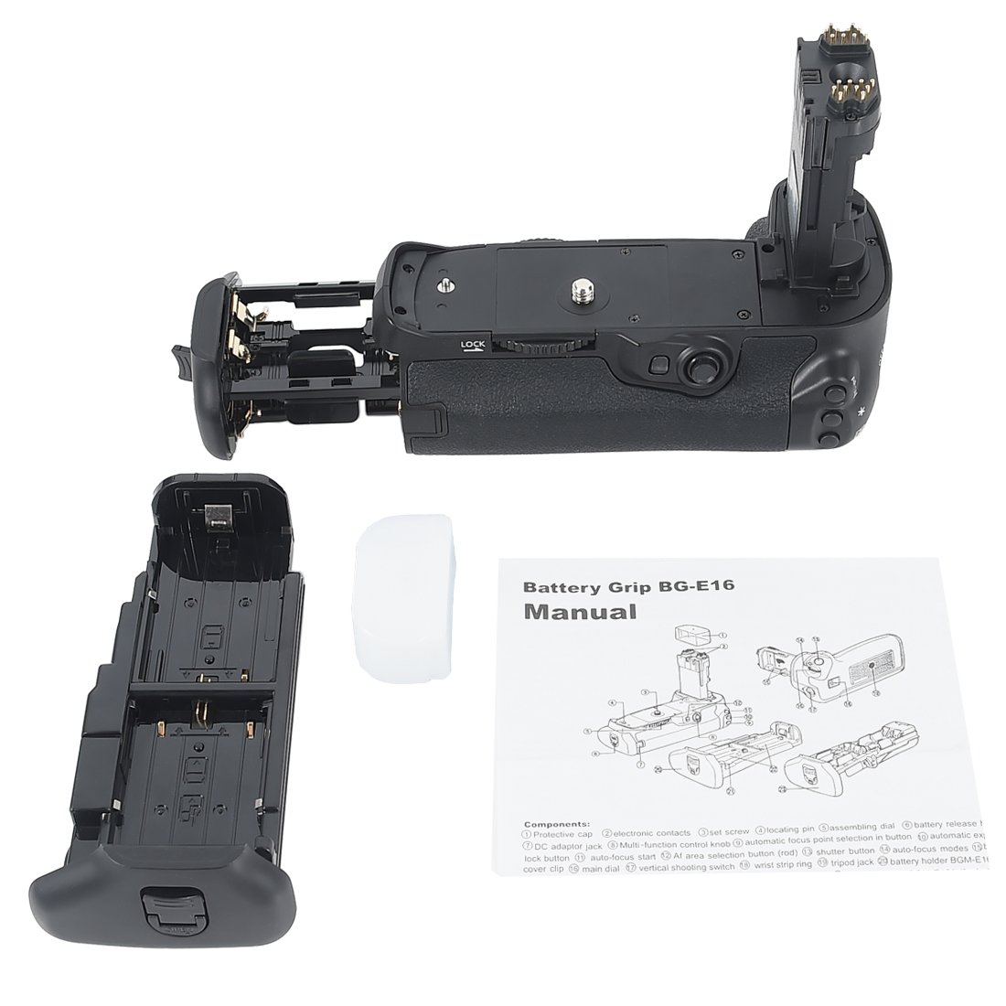 Empuñaduras DSTE Multi-Poder Vertical Batería Apretón Titular