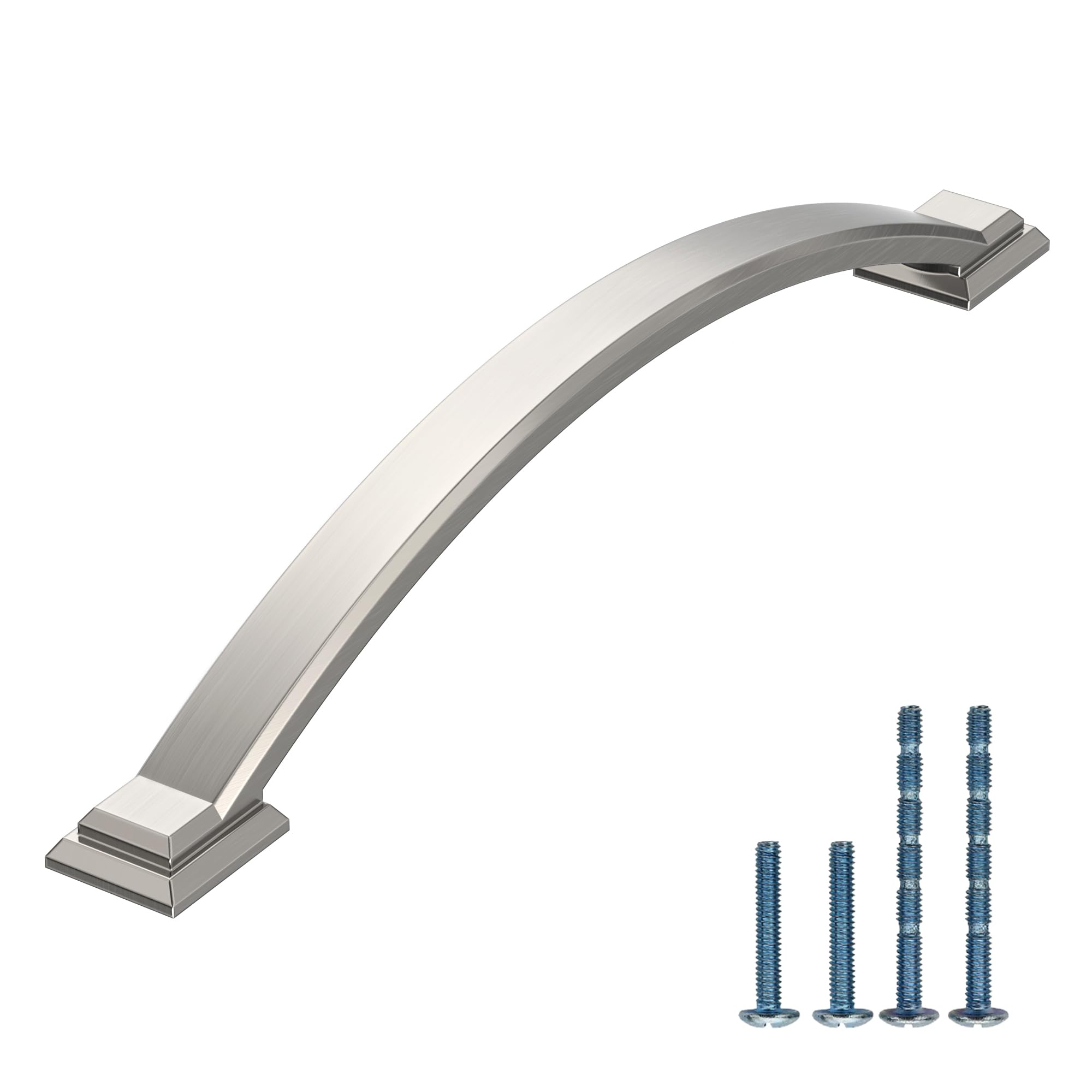 Photo 1 of AOOTOCH 10 Pack 6.3 inch Cabinet Pulls Brushed Nickel Cabinet Handles Drawer Pulls for Kitchen Cabinet Cupboard AT0003
