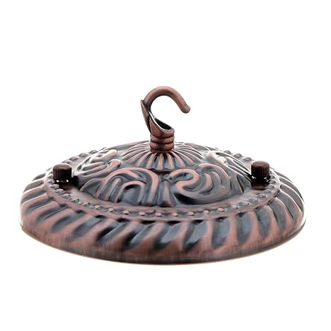 Saim Retro Ceiling Light Plate Iron Ceiling Rose Hook Plate Holder